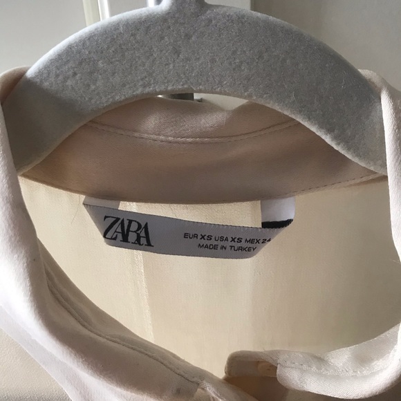 Zara transparent beige blouse - Picture 2 of 2